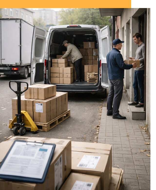 Доставка грузов от двери до двери с таможней от 45743 руб.