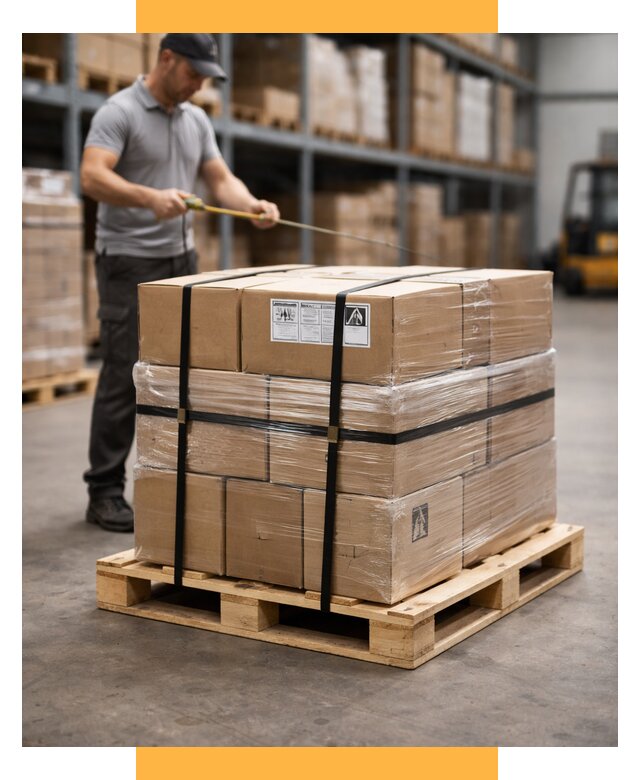 Упаковка и паллетирование грузов от 3558 р. | СетСервис-Кро