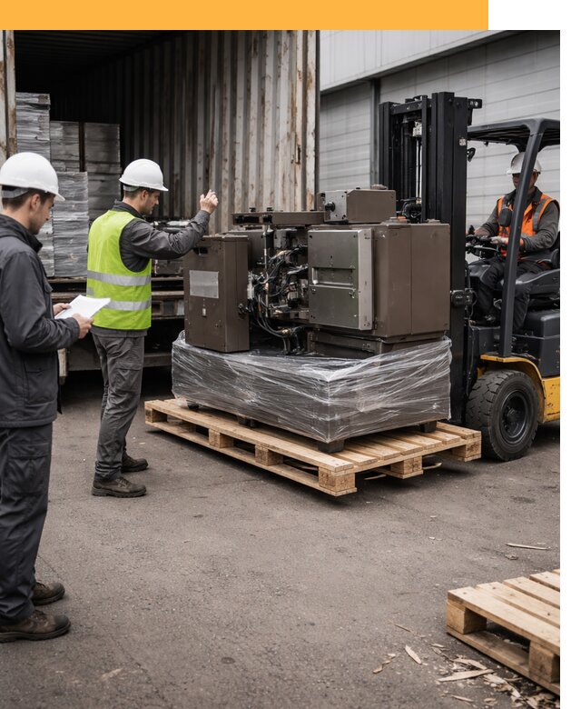 Доставка промышленного оборудования из Европы от 45743