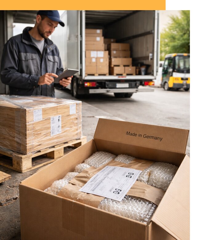 Доставка грузов из Германии от 45743 руб с таможенным оформлением