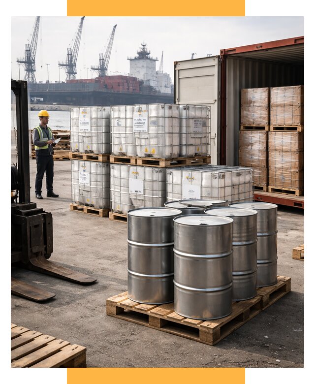 Доставка химического сырья из Индии от 254125 р. | СетСервис-Кро