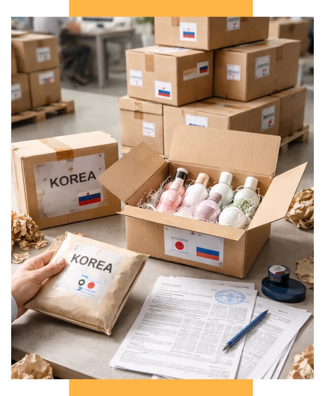 Доставка косметики из Кореи от 8640 р. под ключ | СетСервис-Кро