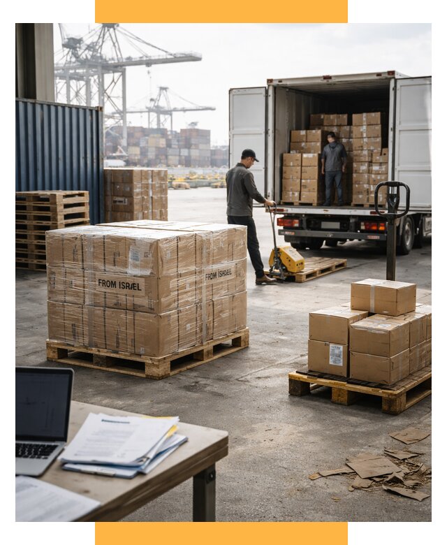 Доставка грузов из Израиля от 15248 р., логистика от СетСервис-Кро