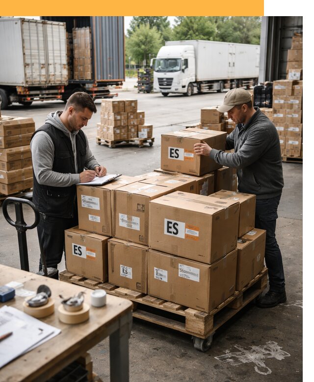 Доставка грузов в Испанию автотранспортом от 35578 руб