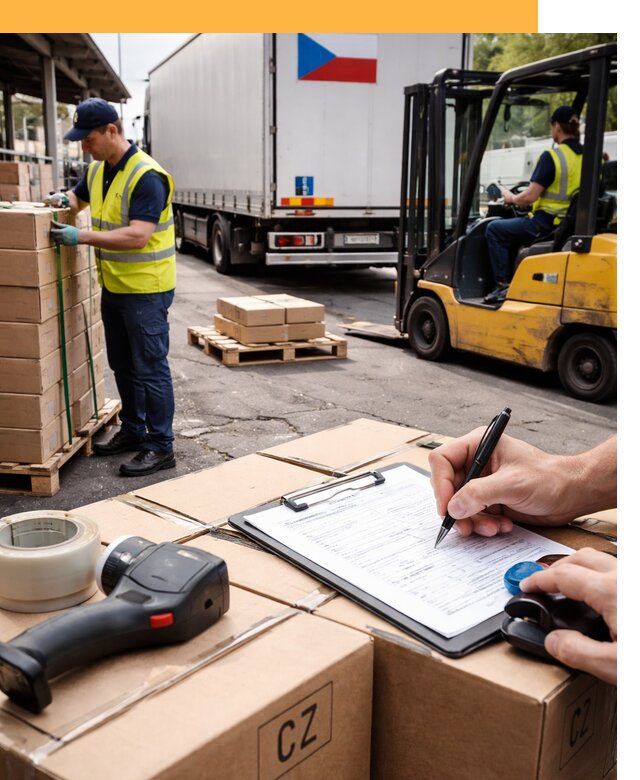 Доставка грузов в Чехию от 35578 руб, международные перевозки