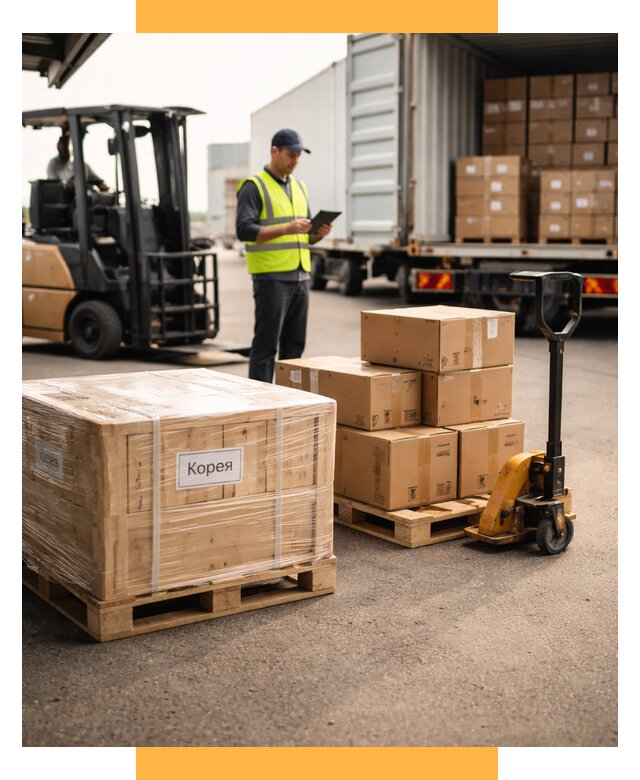Доставка грузов в Корею из России от 35578 р. | СетСервис-Кро