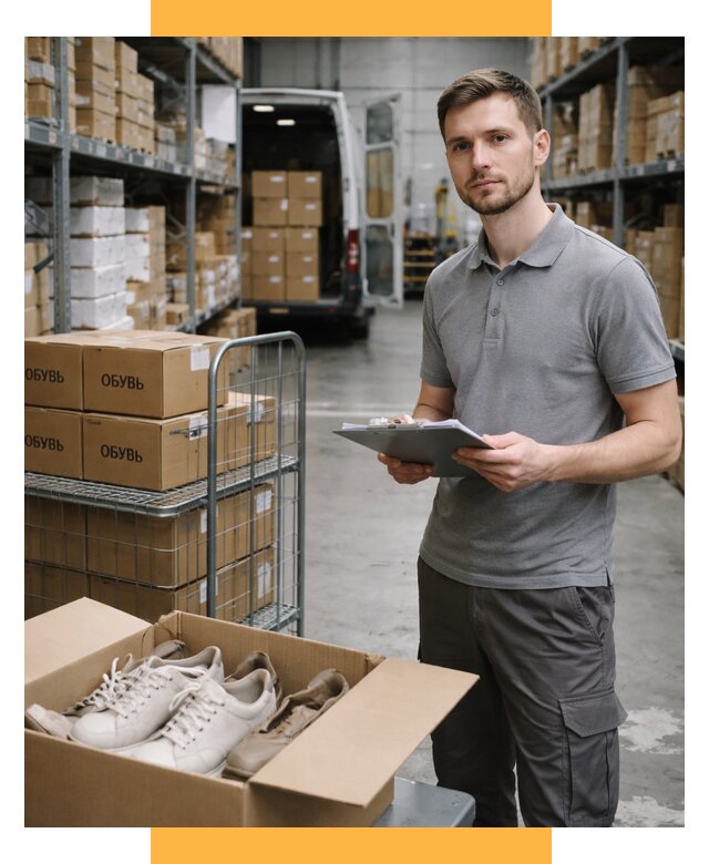 Доставка обуви из Китая и Турции от 4574 р. СетСервис-Кро