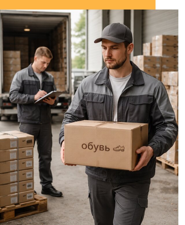Международная перевозка обуви с таможенным оформлением от 4574