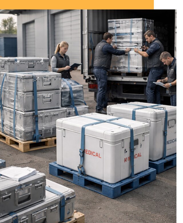 Перевозка медицинского оборудования по всему миру от 15248 руб