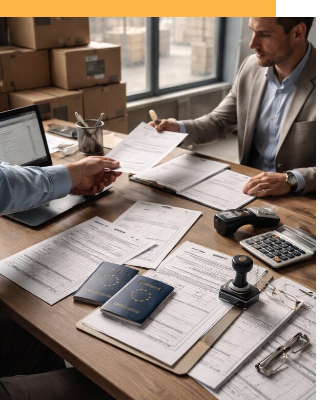 Таможенное оформление грузов из Европы от 8640 руб