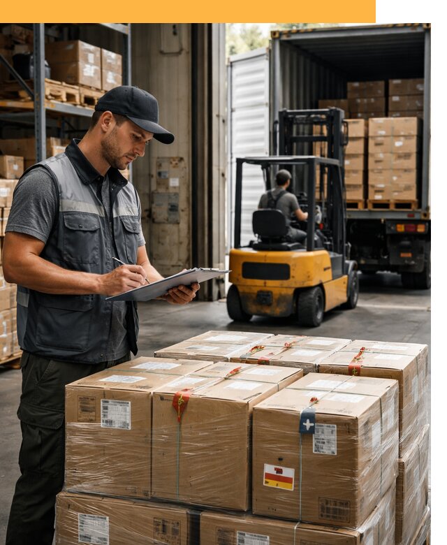 Реэкспорт товаров с таможенным оформлением и доставкой от 12198