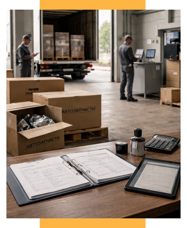 Таможенное оформление автозапчастей под ключ от 8640 р., СетСервис-Кро