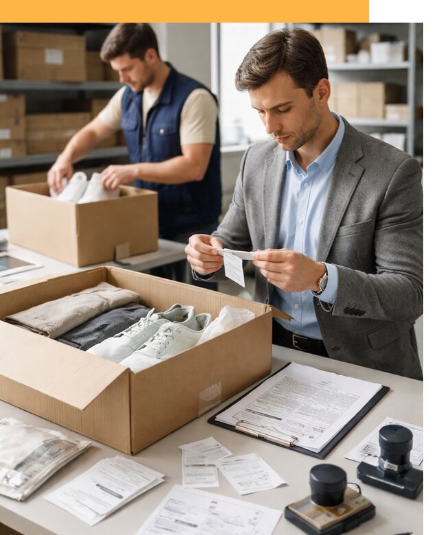 Таможенное оформление одежды и обуви по выгодной цене от 6607 руб