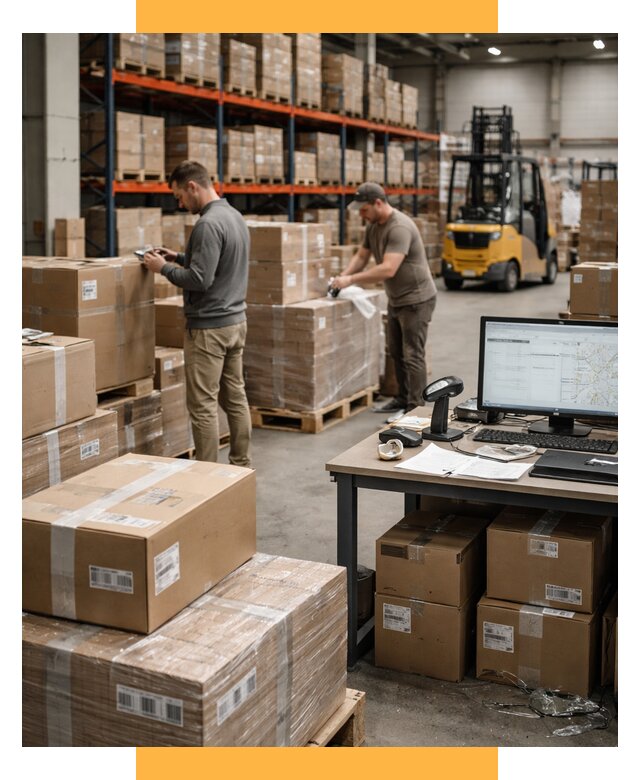 Склад консолидации в Европе от 6607 р., услуги СетСервис-Кро