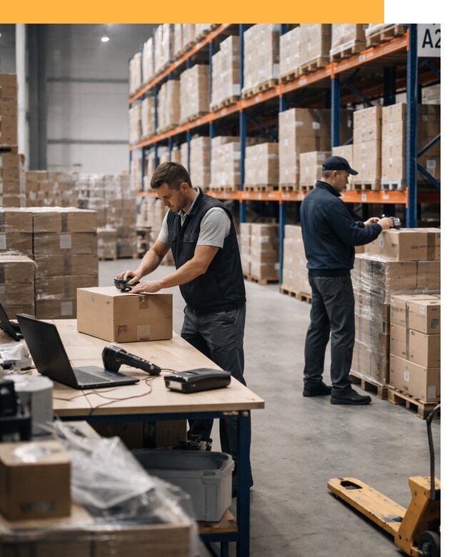 Склад консолидации в Европе: хранение, сортировка от 6607